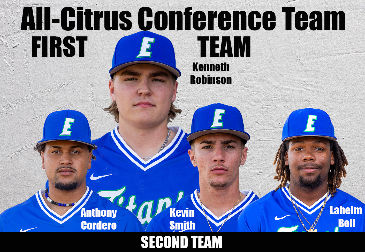 Six baseball players recognized by Citrus Conference