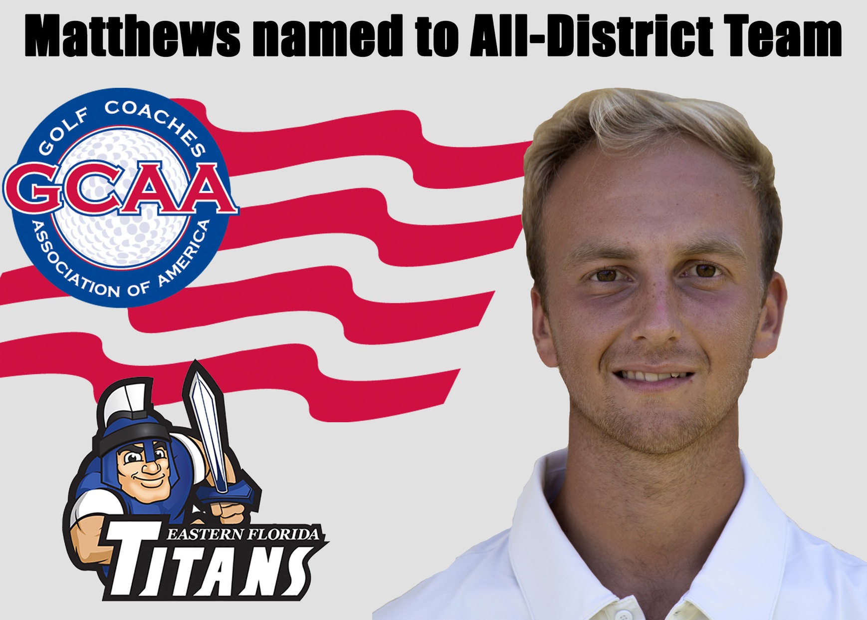 Matthews named to NJCAA PING all-district team