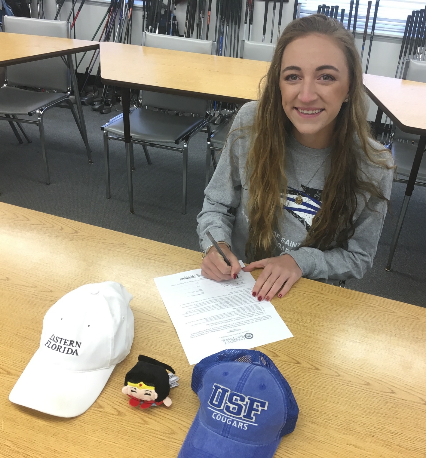 Women's golfer Danica Swaggerty will attend University of Saint Francis next year