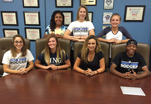 Eastern Florida Women's Soccer Players Moving On  and Up