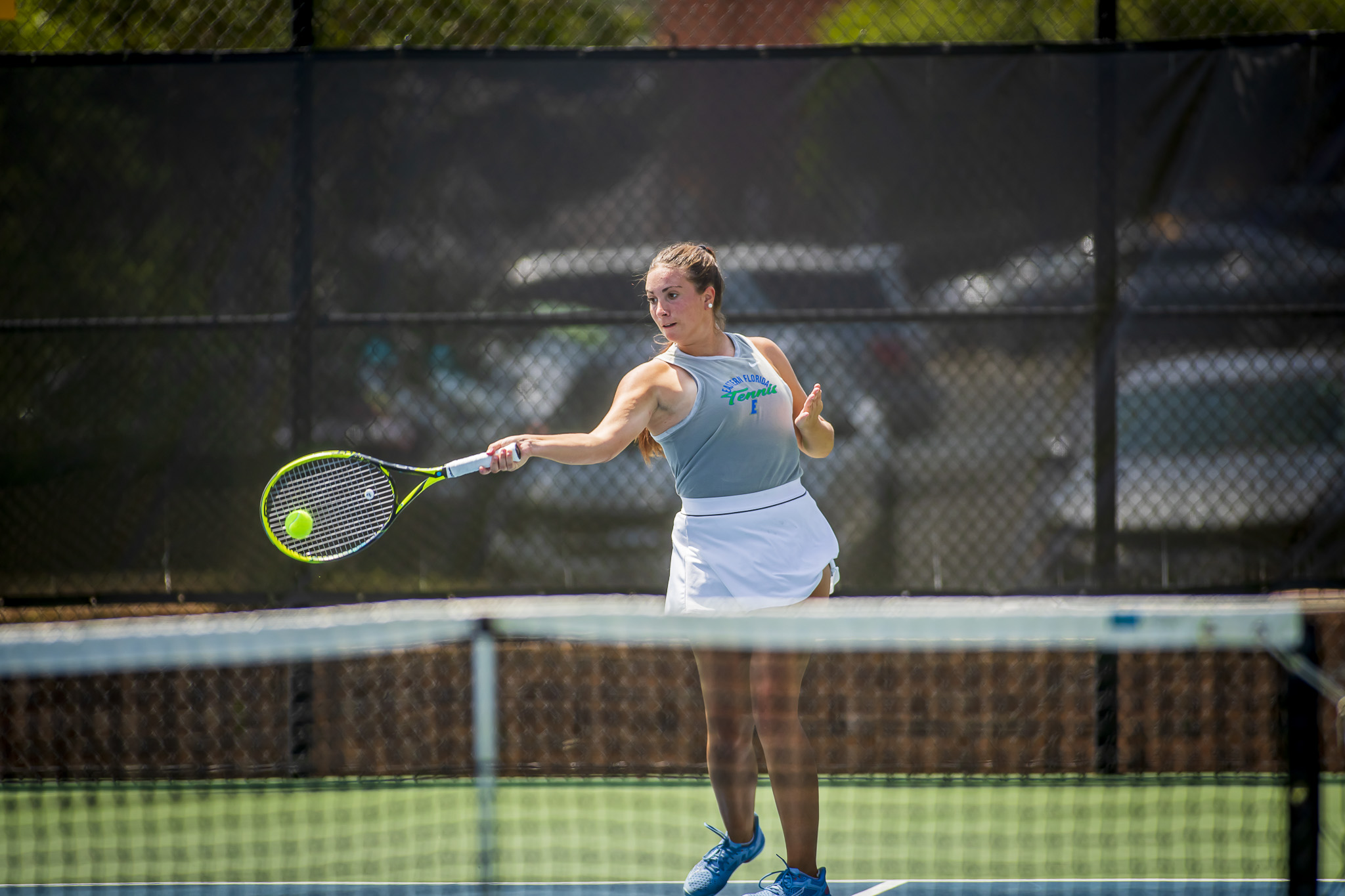 Two EFSC women's tennis players open national tourney with wins