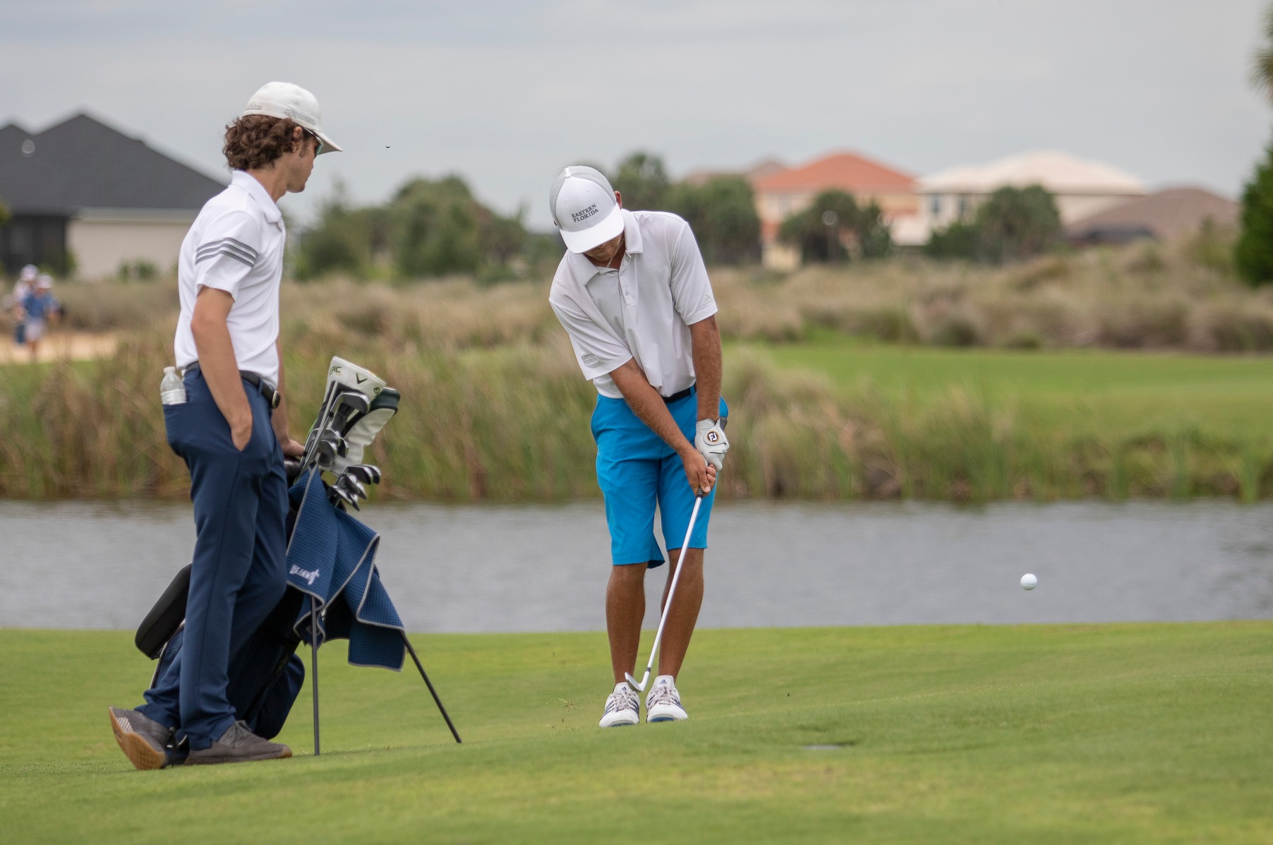 Men's golf team in fifth place after two rounds at national tournament