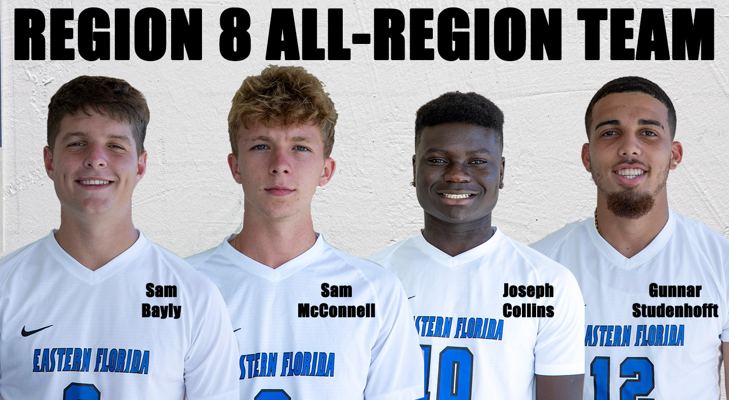 Four EFSC men's soccer players named to All-Region team