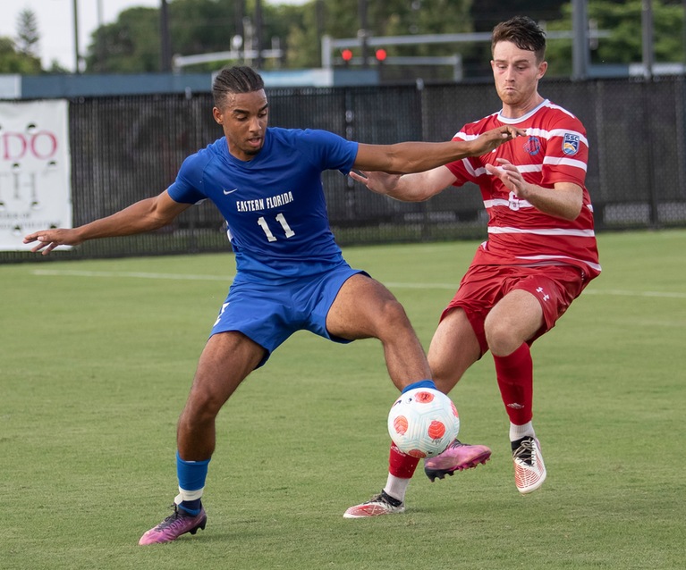 Thumbnail photo for the EFSC men's soccer vs. Florida Southern scrimmage, 8/16 gallery