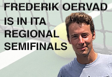 Oervad advances to semifinals in ITA Regional Championships