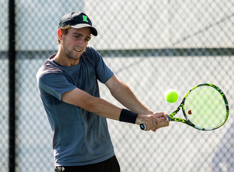 Thumbnail photo for the Men's tennis vs. Mount St. Mary's   3/1 gallery