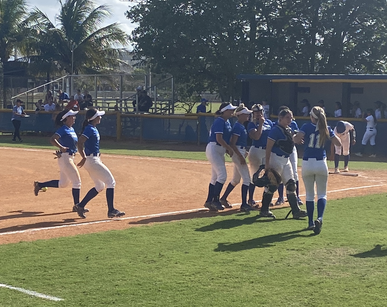 Softball team sweeps Miami Dade on the road Saturday