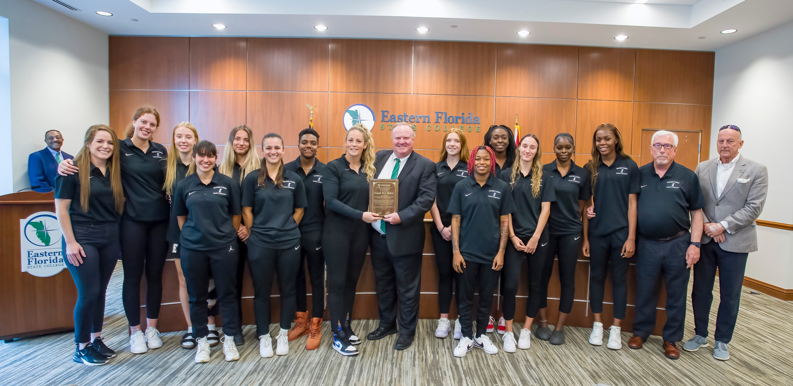 Women's basketball team recognized by Board of Trustees
