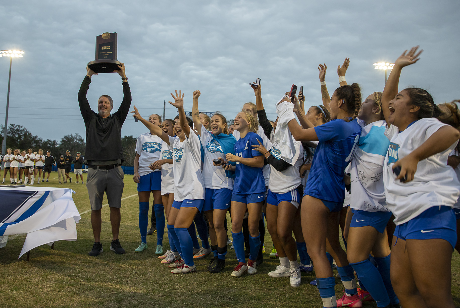 Women's soccer team blanks Tyler to win first national title