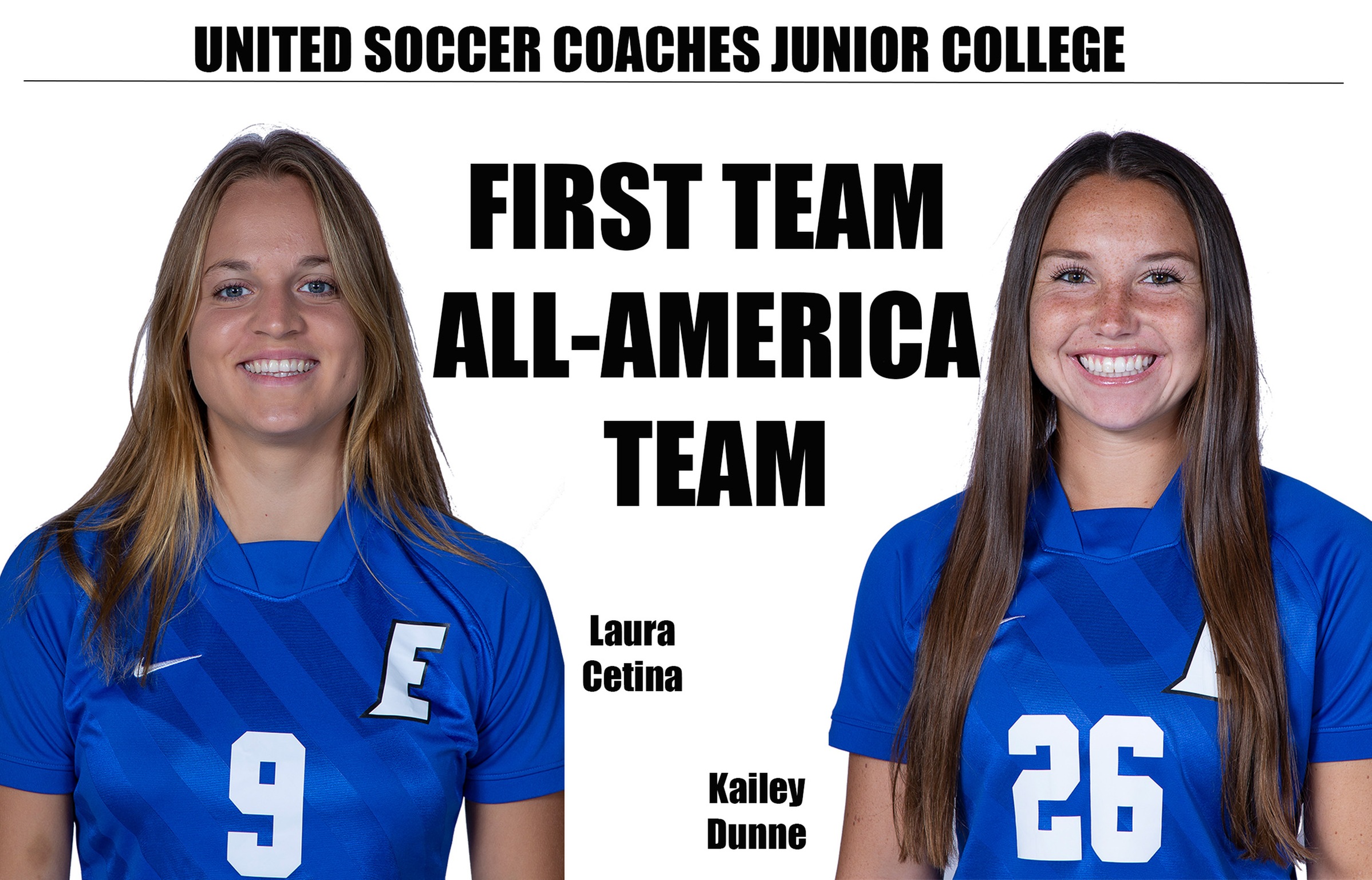 Cetina, Dunne named to United Soccer Coaches First Team All-America team