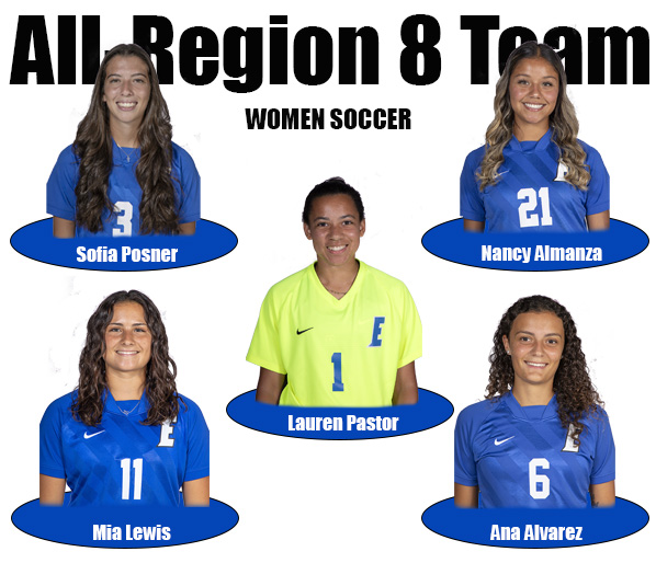 Five women's soccer players honored by Region 8
