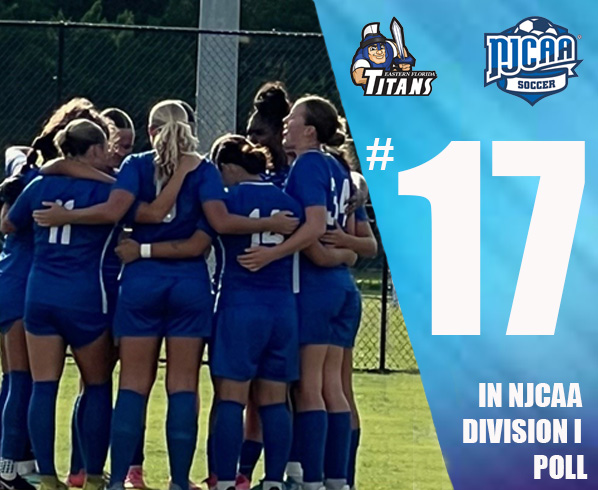 Women's soccer team ranked 17th in national poll