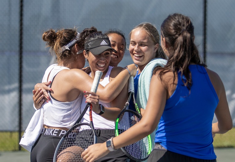 Thumbnail photo for the Women's tennis vs. Bates College, Feb. 23, 2022 gallery