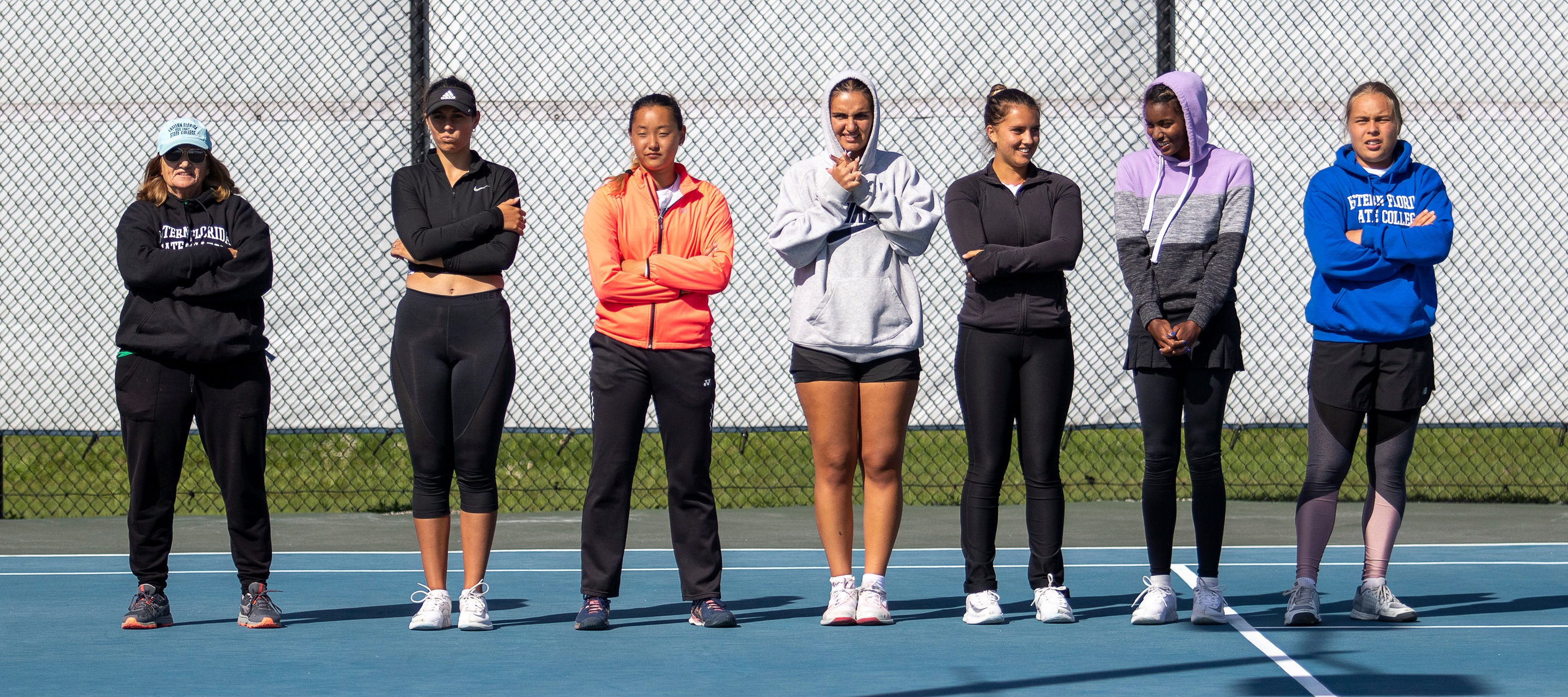 Women's tennis match postponed, back in action Friday