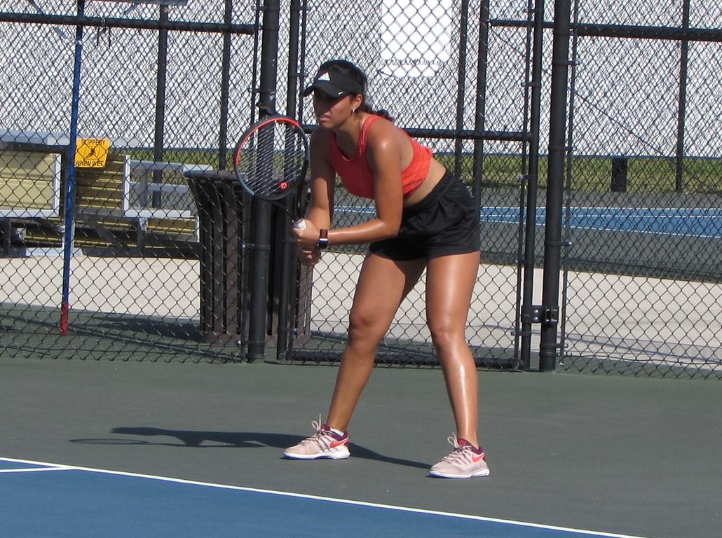 Pair of EFSC women's tennis players competing in tournament at Rollins
