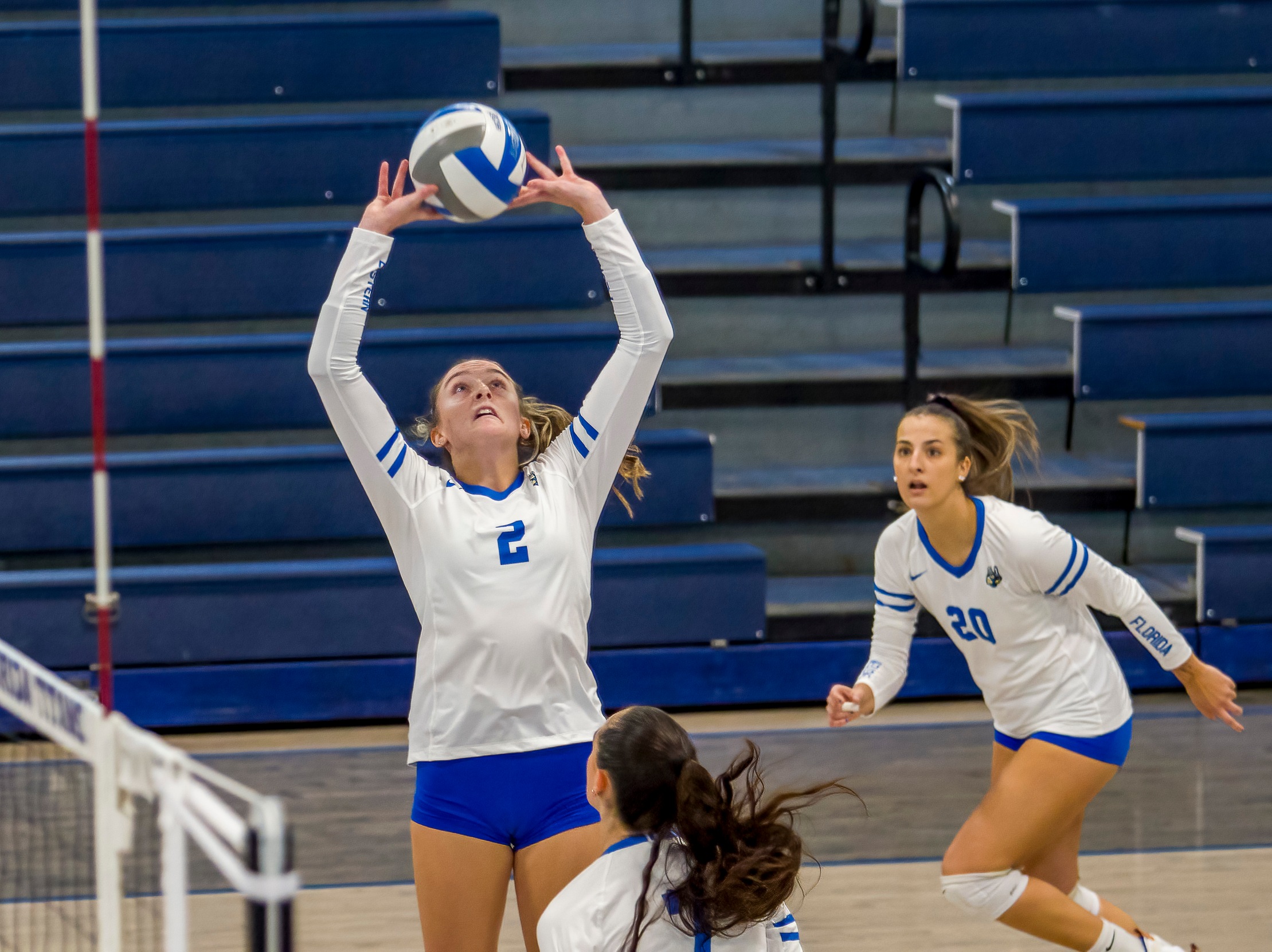 Volleyball team posts four-set win over Indian River State College