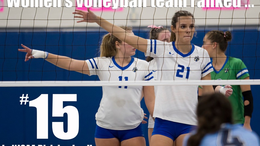 Women's volleyball team remains No. 15 in national poll